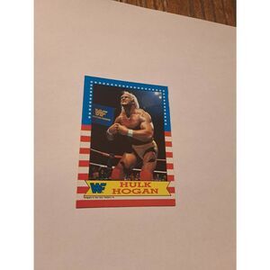 1987 Topps WWF Hulk Hogan Trading Card #3 Vintage Wrestling